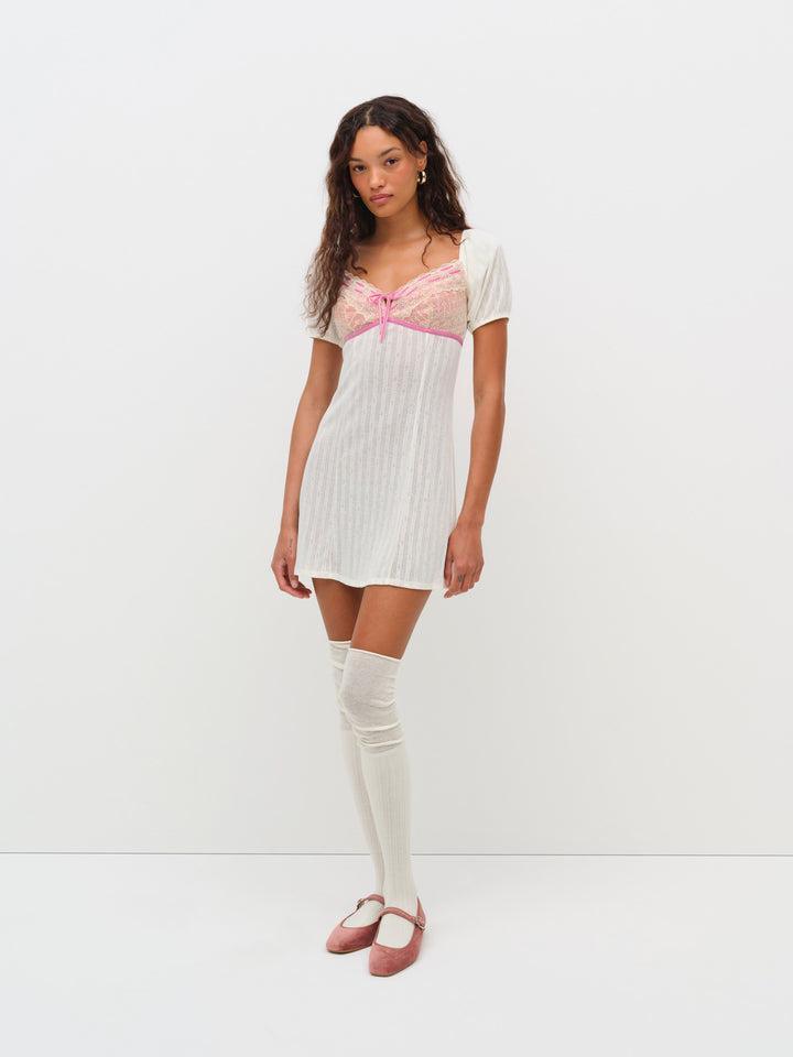 Dauphine Slip Dress — Pink Product Image