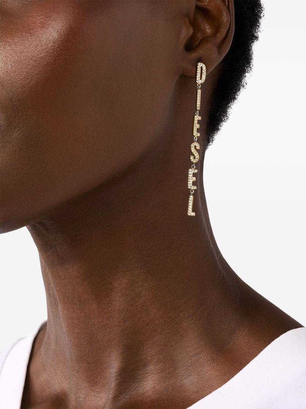 logo-lettering earring Product Image
