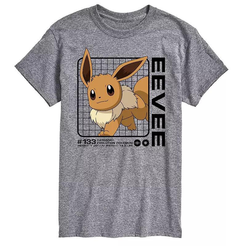 Men's Pokemon Eevee Stats Graphic Tee,  Product Image