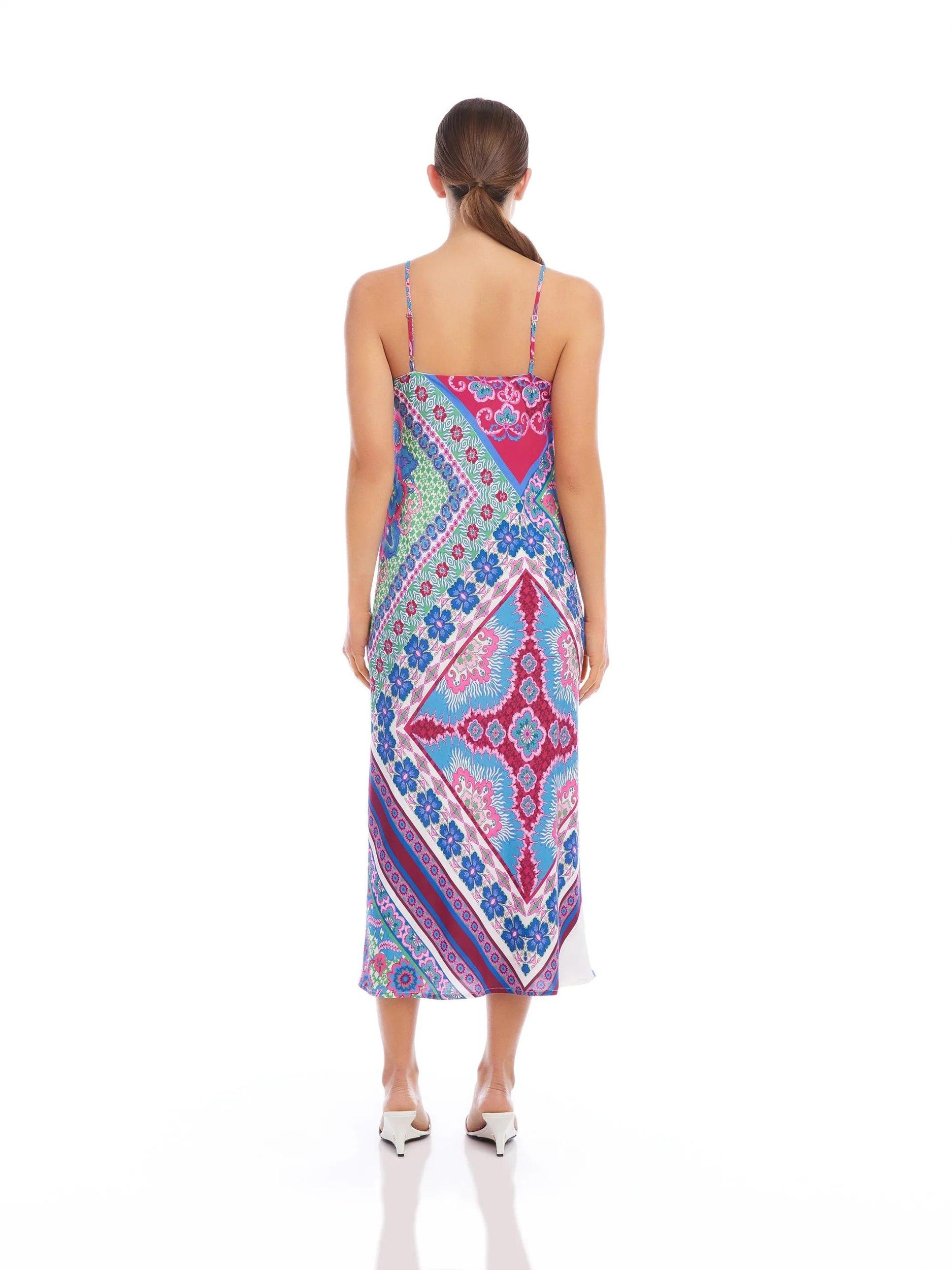Carie Midi Dress in Print Product Image