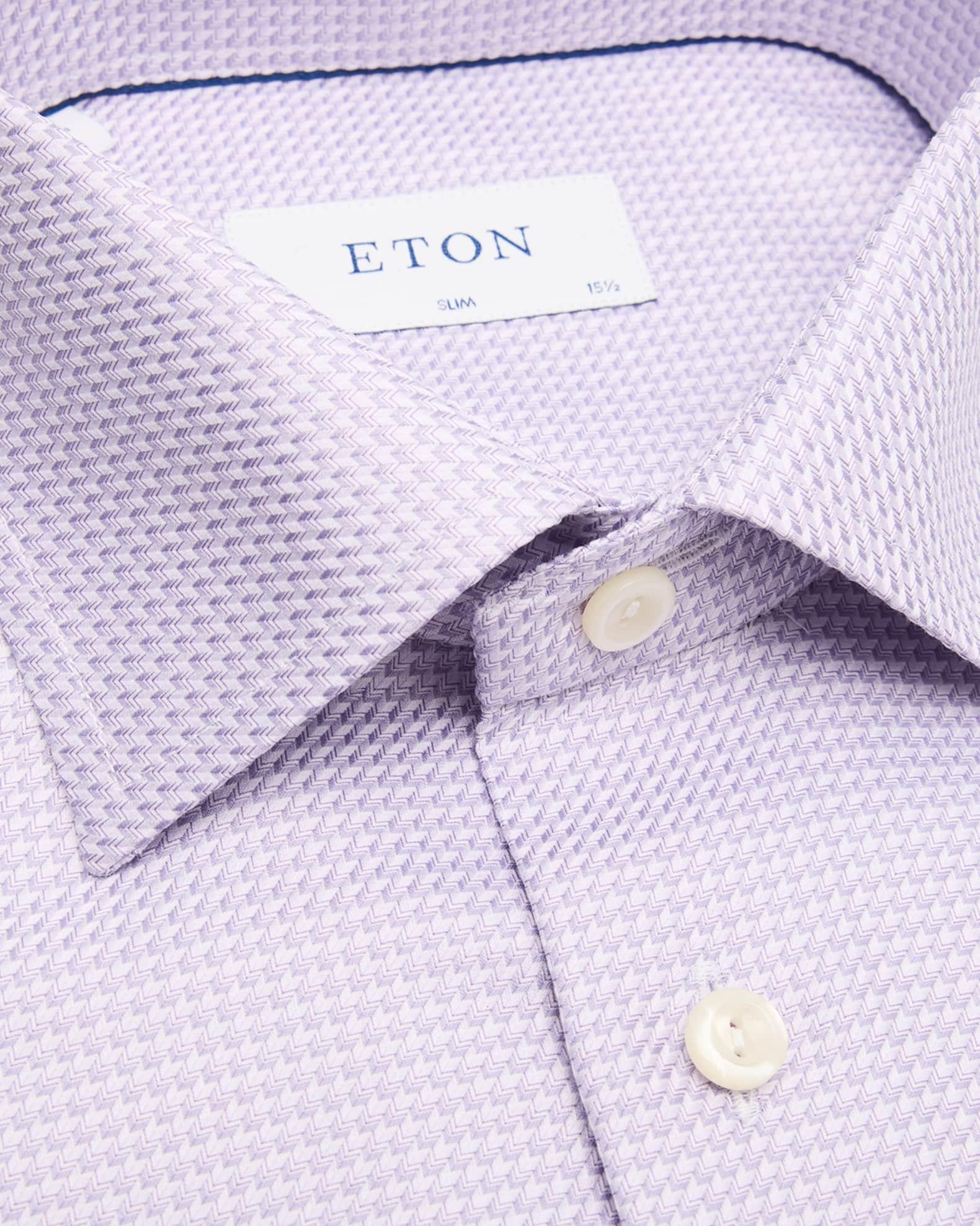 Men's Signature King Twill Slim Fit Micro-Check Dress Shirt Product Image