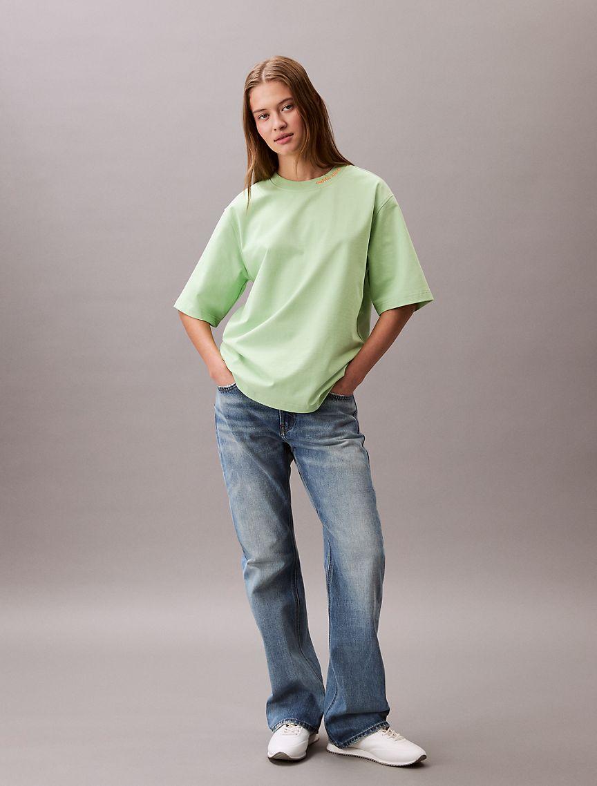 Logo Graphic Neckline Relaxed T-Shirt  Product Image