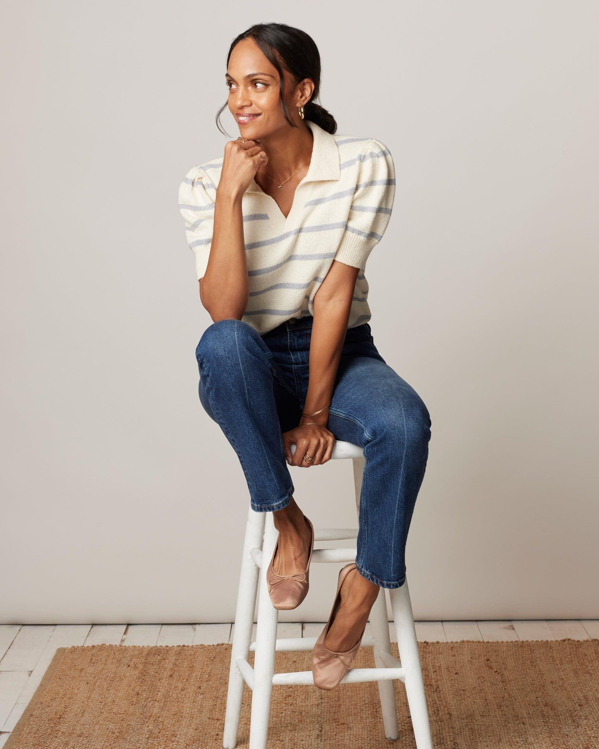 Gigi Cotton Sweater Polo Female Product Image