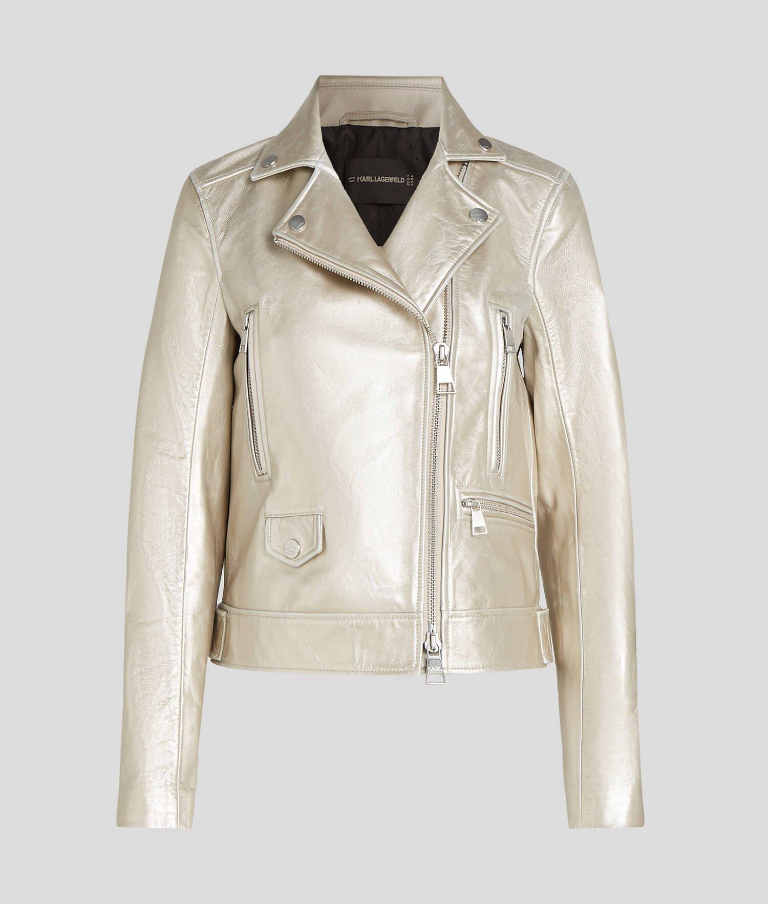 LEATHER BIKER JACKET Product Image