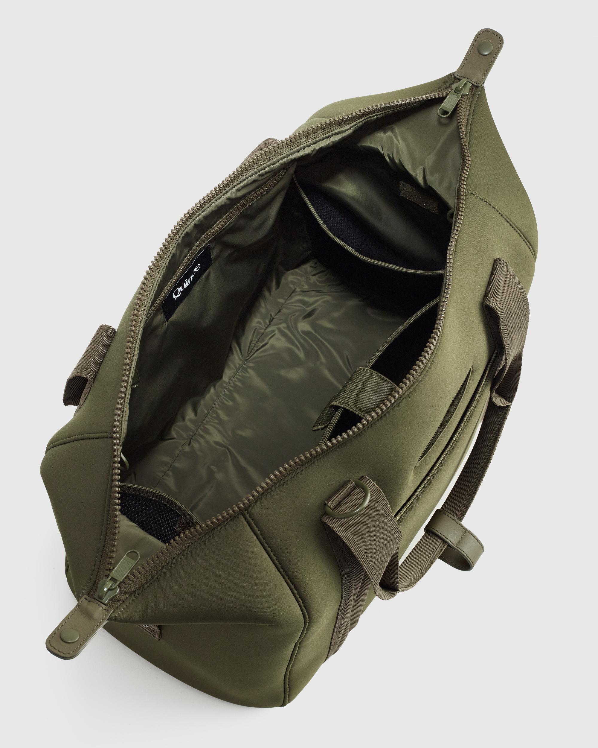 Quince | Women's All-Day Neoprene Duffle Bag in Olive, Recycled Polyester Product Image