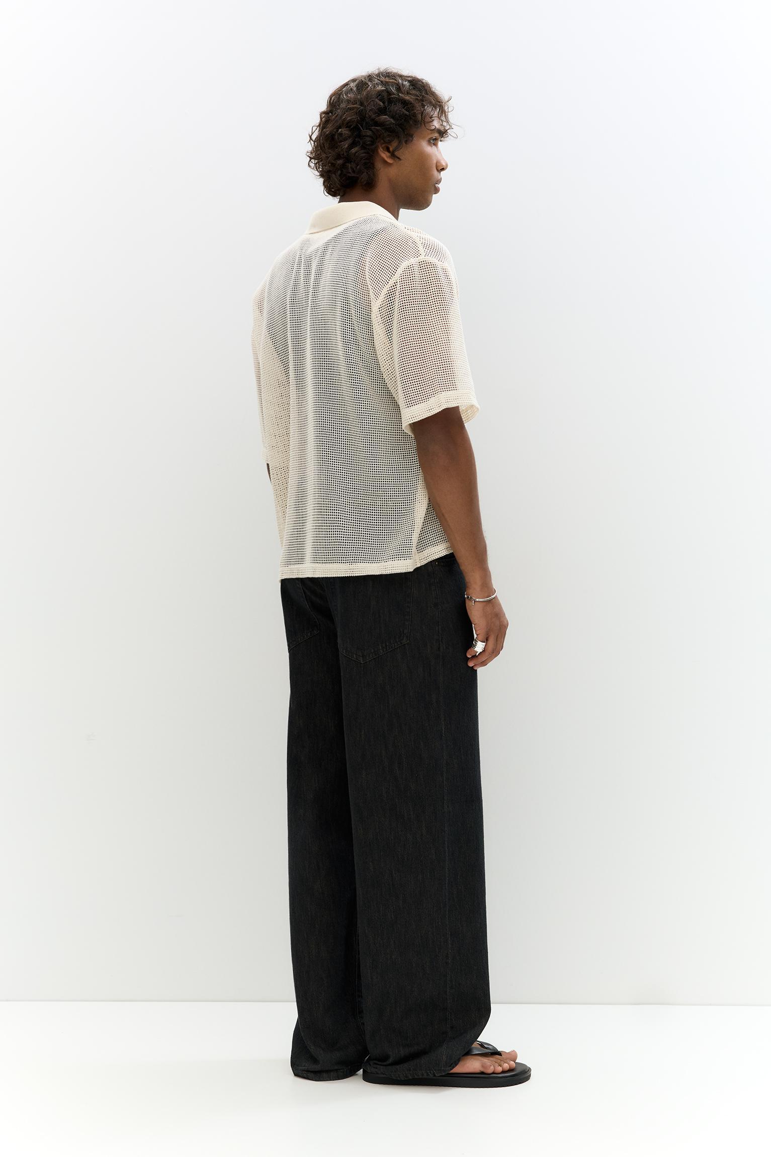 Short sleeve mesh shirt Product Image