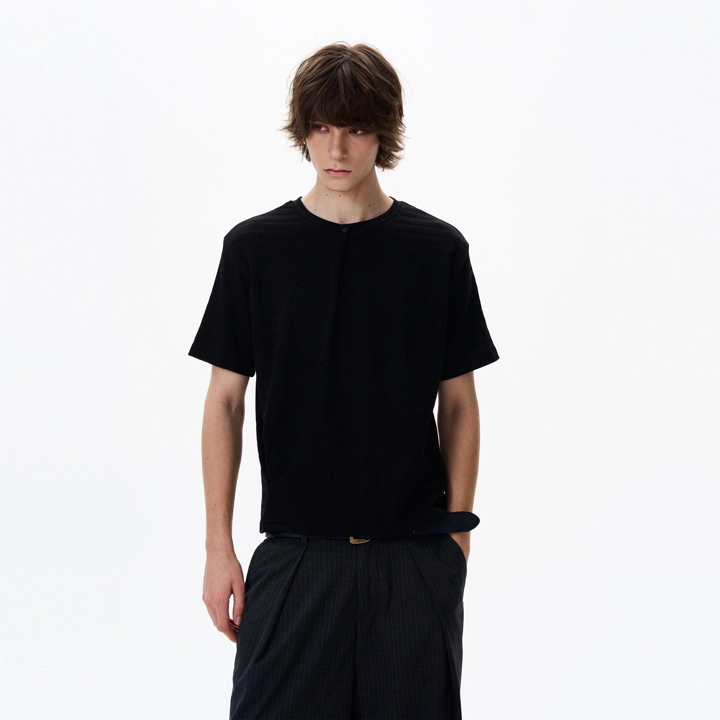 RT No. 18190 KNIT COLLAR SHORT SLEEVE Product Image