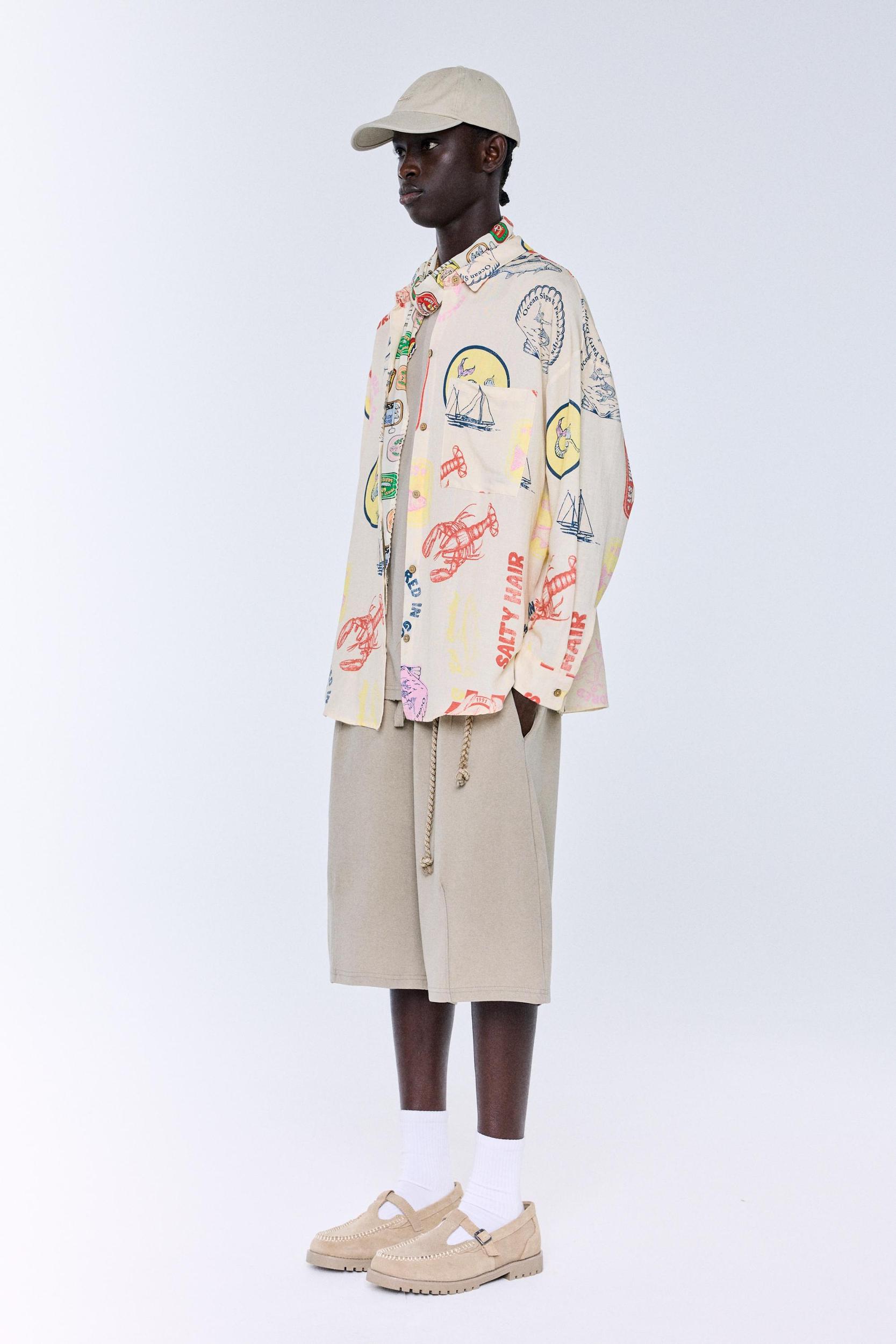 Printed long sleeve shirt Product Image