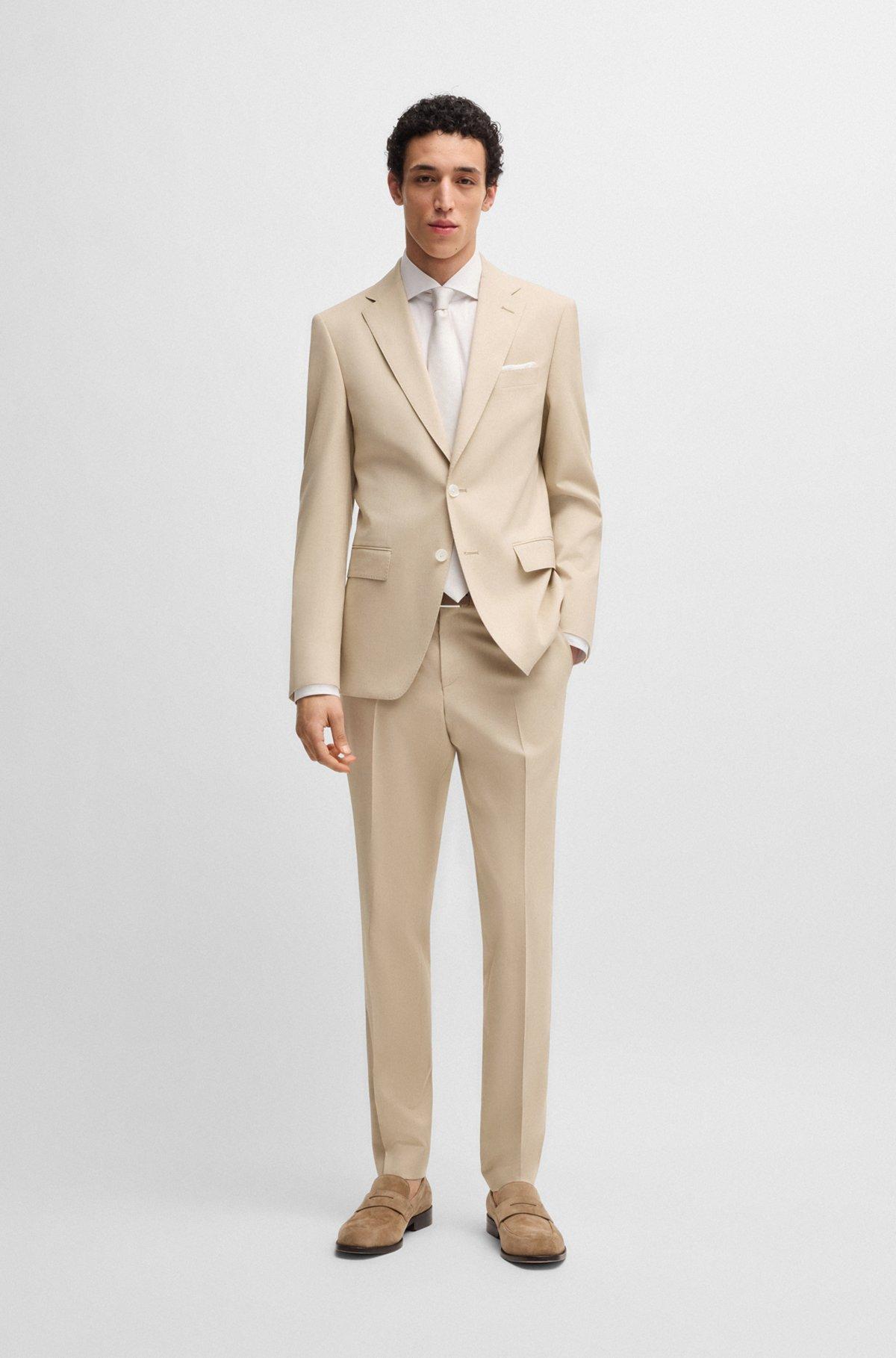 Slim-fit blazer in stretch chiffon Product Image