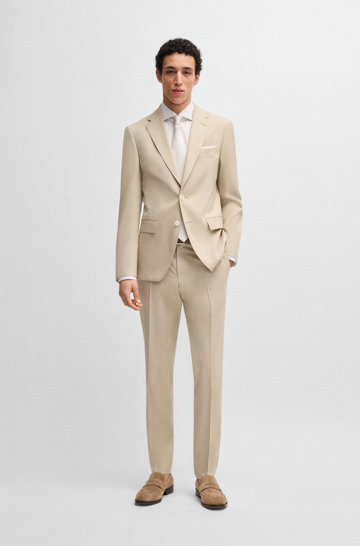 Formal trousers in stretch chiffon Product Image