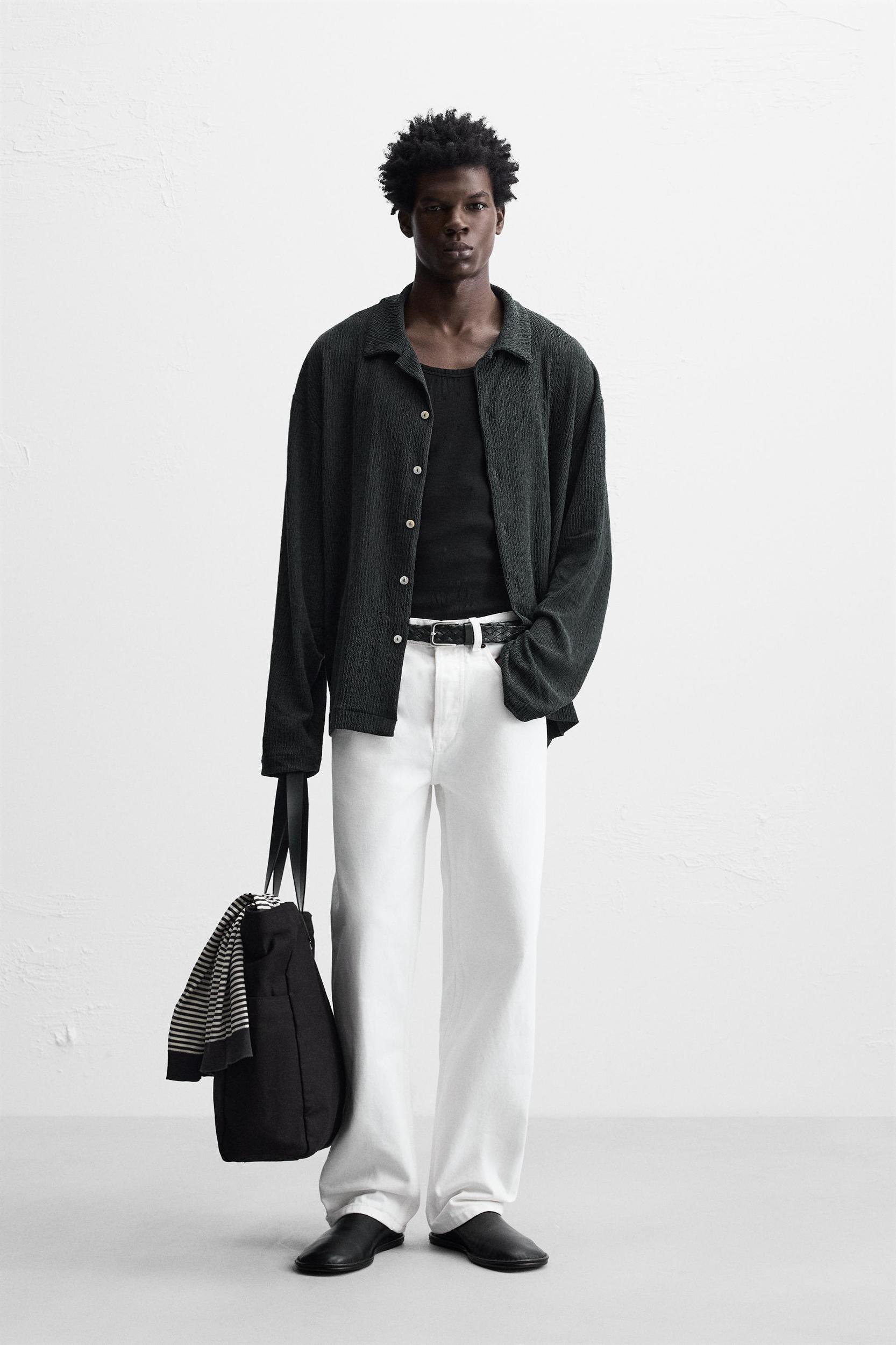 TEXTURED RELAXED FIT SHIRT Product Image