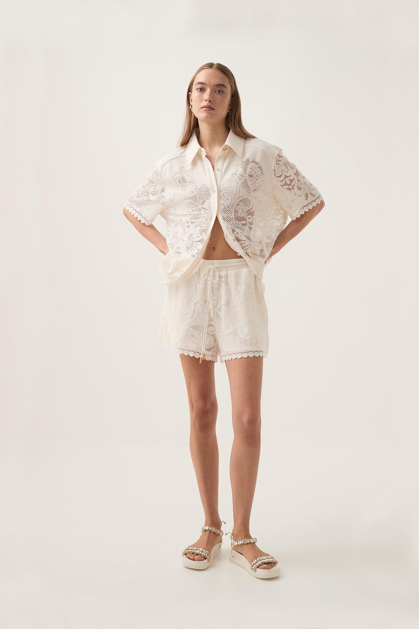 Muses Lace Oversize Shirt Product Image