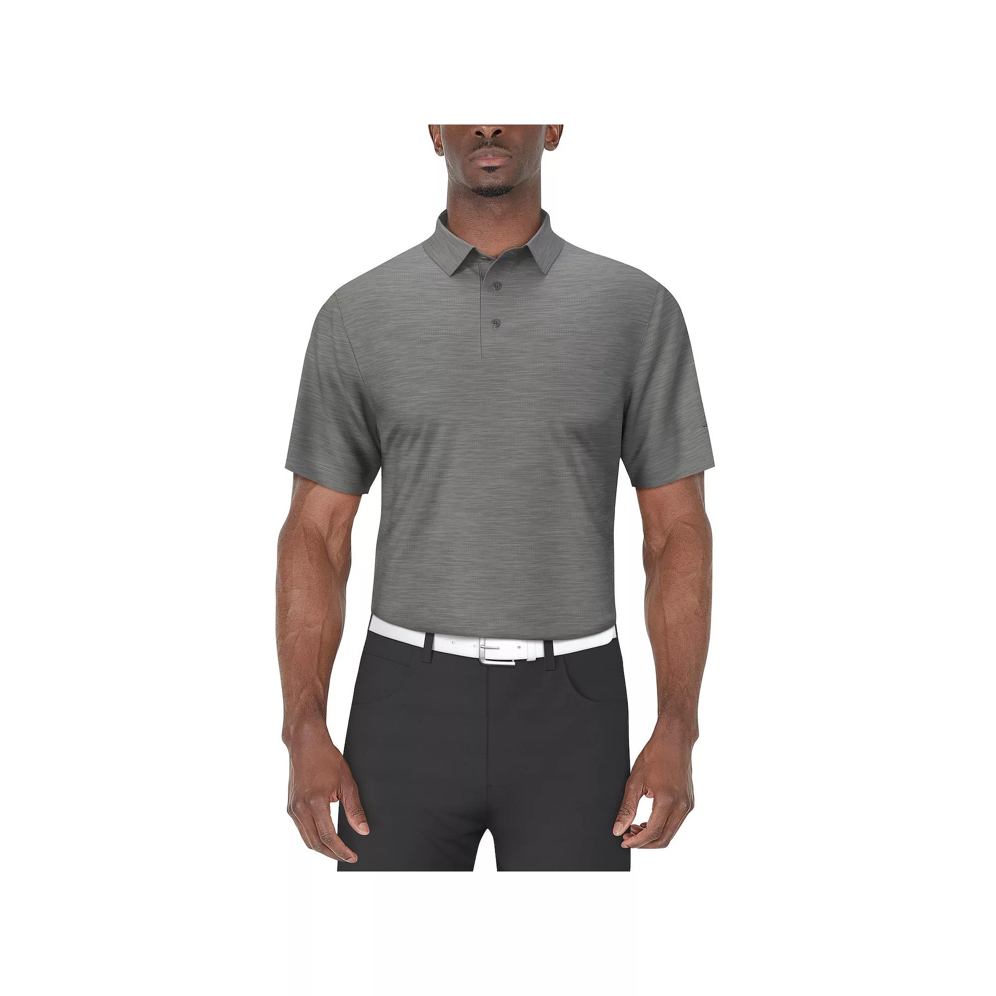 Men's Grand Slam Jaspe Airflow Short Sleeve Golf Polo Shirt,  Product Image