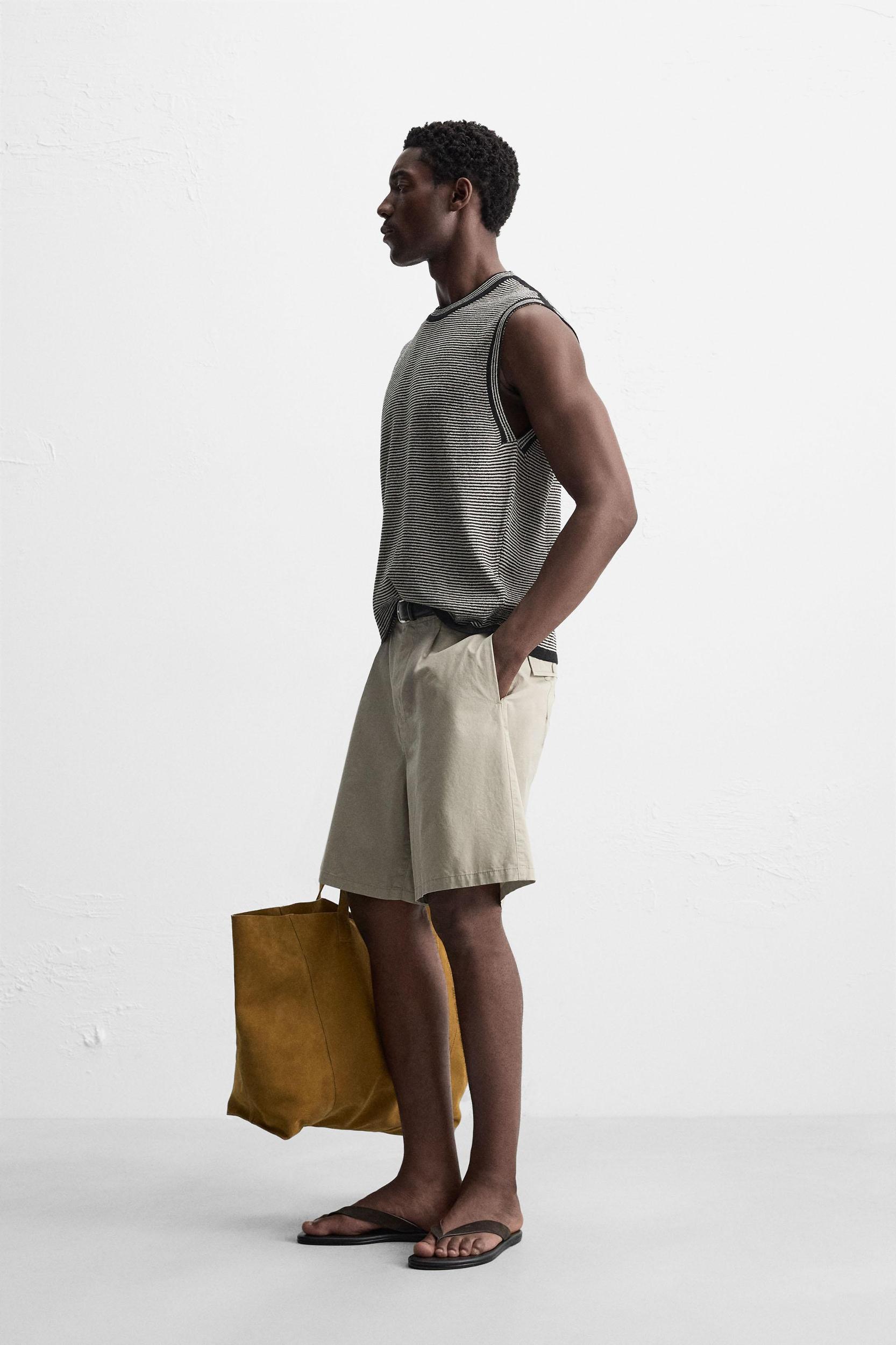 RELAXED FIT KNIT TANK TOP Product Image