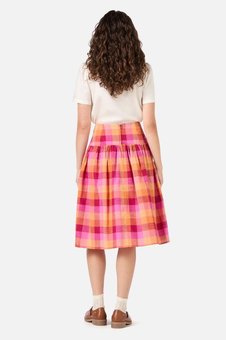 Maxine Check Midi Skirt Product Image