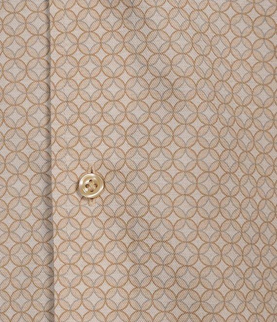 Daniel Cremieux Signature Label Mount Lussari Collection Long Sleeve Non-Iron Geo Print Woven Shirt Product Image