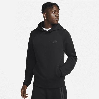 Mens Nike Sportswear Tech Fleece Pullover Hoodie | FB8016-010 Product Image
