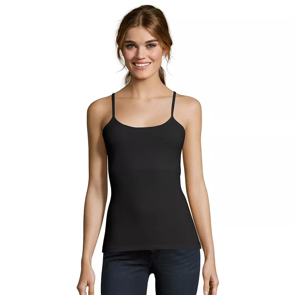 Women's Hanes® Stretch Cotton Camisole,  Product Image