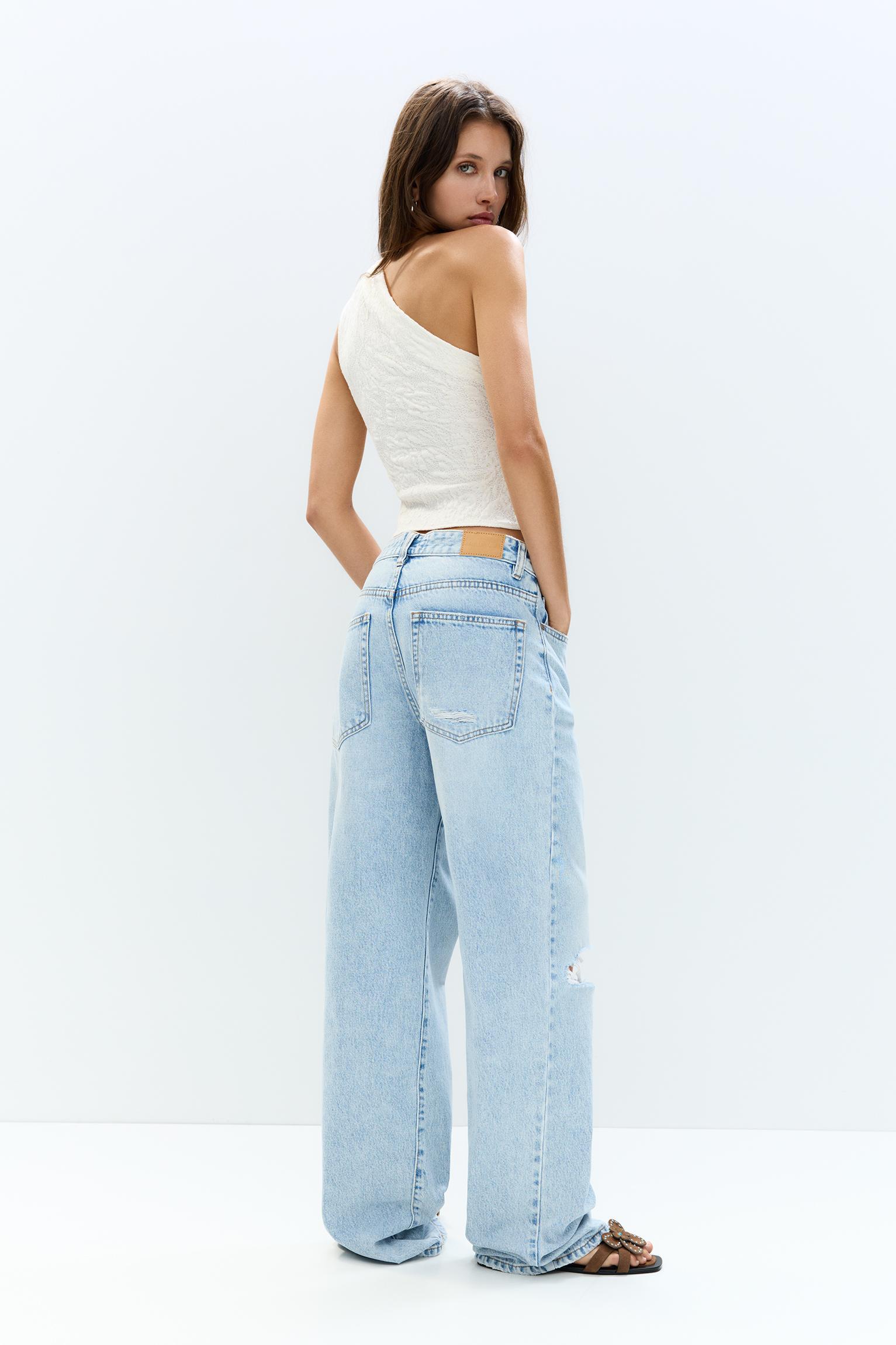 Textured asymmetric top Product Image