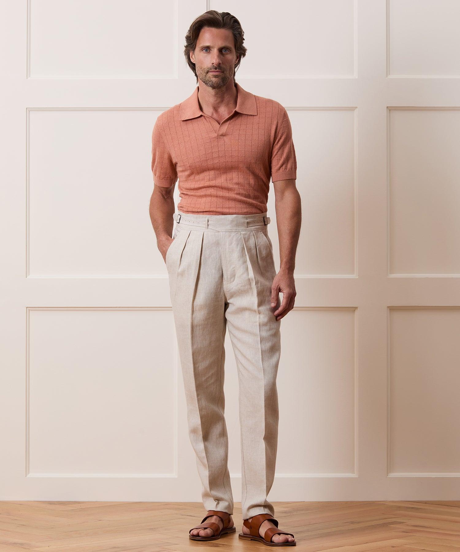 Linen Montauk Sweater Polo Product Image