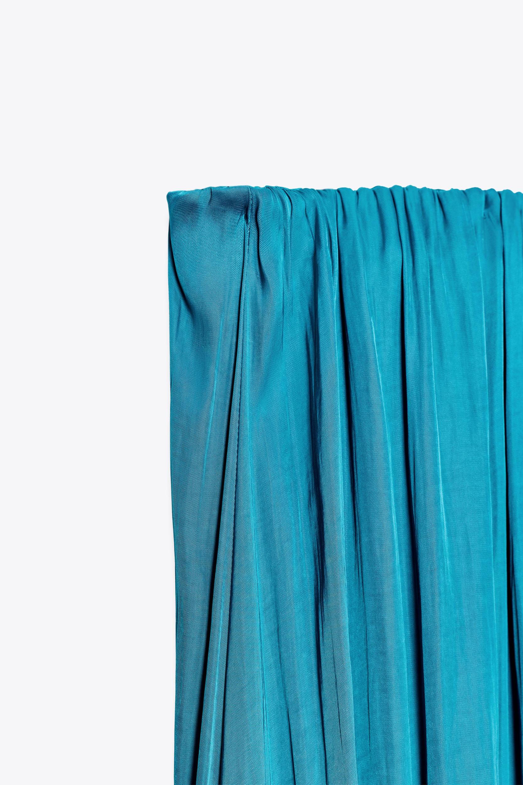 SATIN MIDI SKIRT Product Image