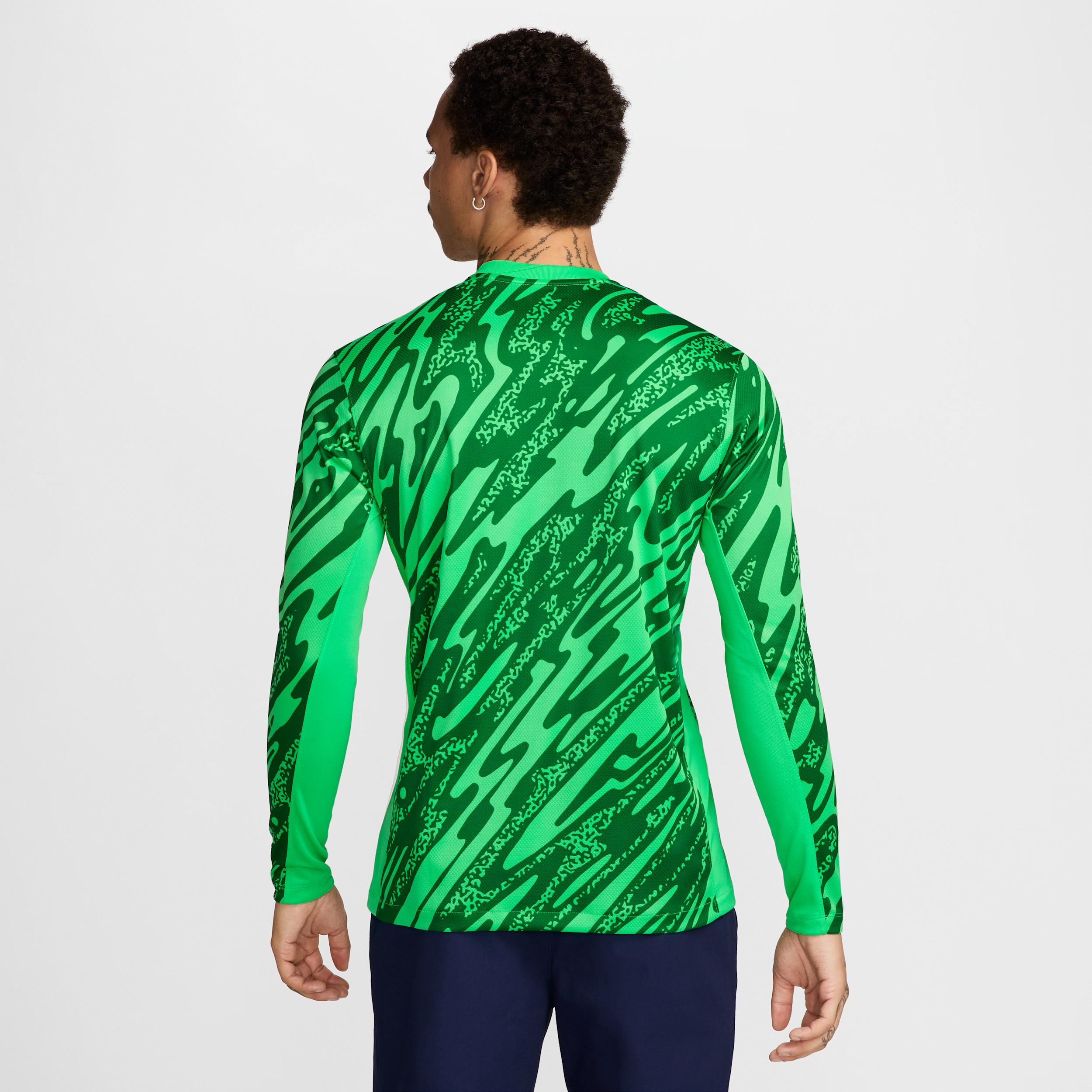 Men's Nike Green Paris Saint-Germain 2024/25 Goalkeeper Replica Stadium Long Sleeve Jersey,  Product Image