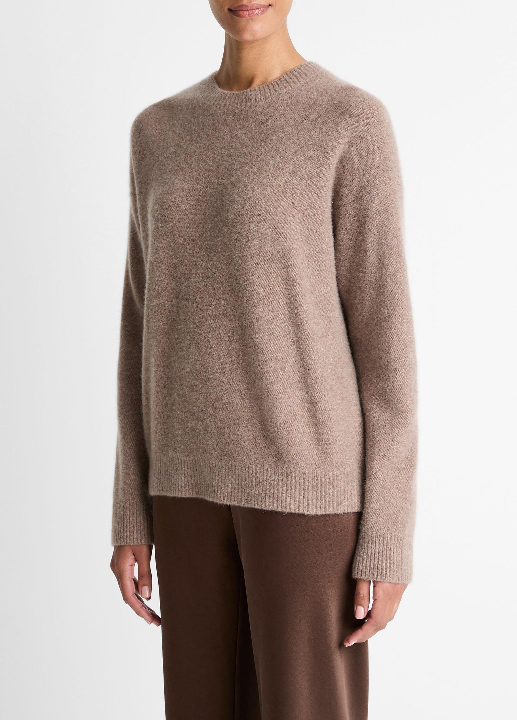 Plush Cashmere Crew Neck Sweater Product Image