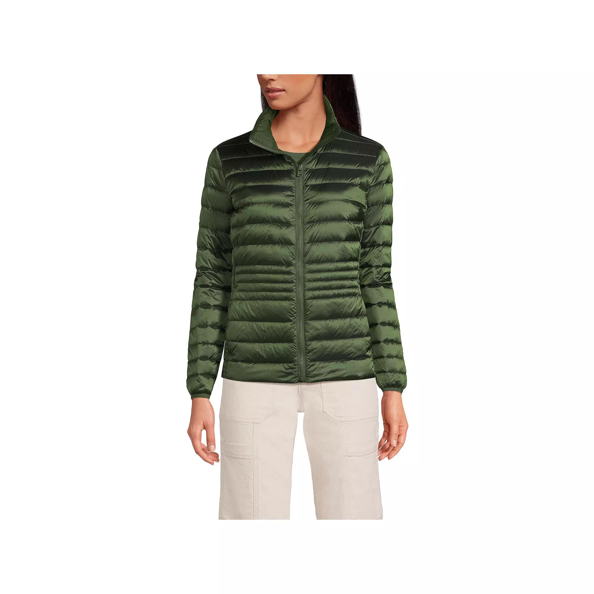 Petite Lands' End Wanderweight Down Puffer Jacket, Women's,  Product Image