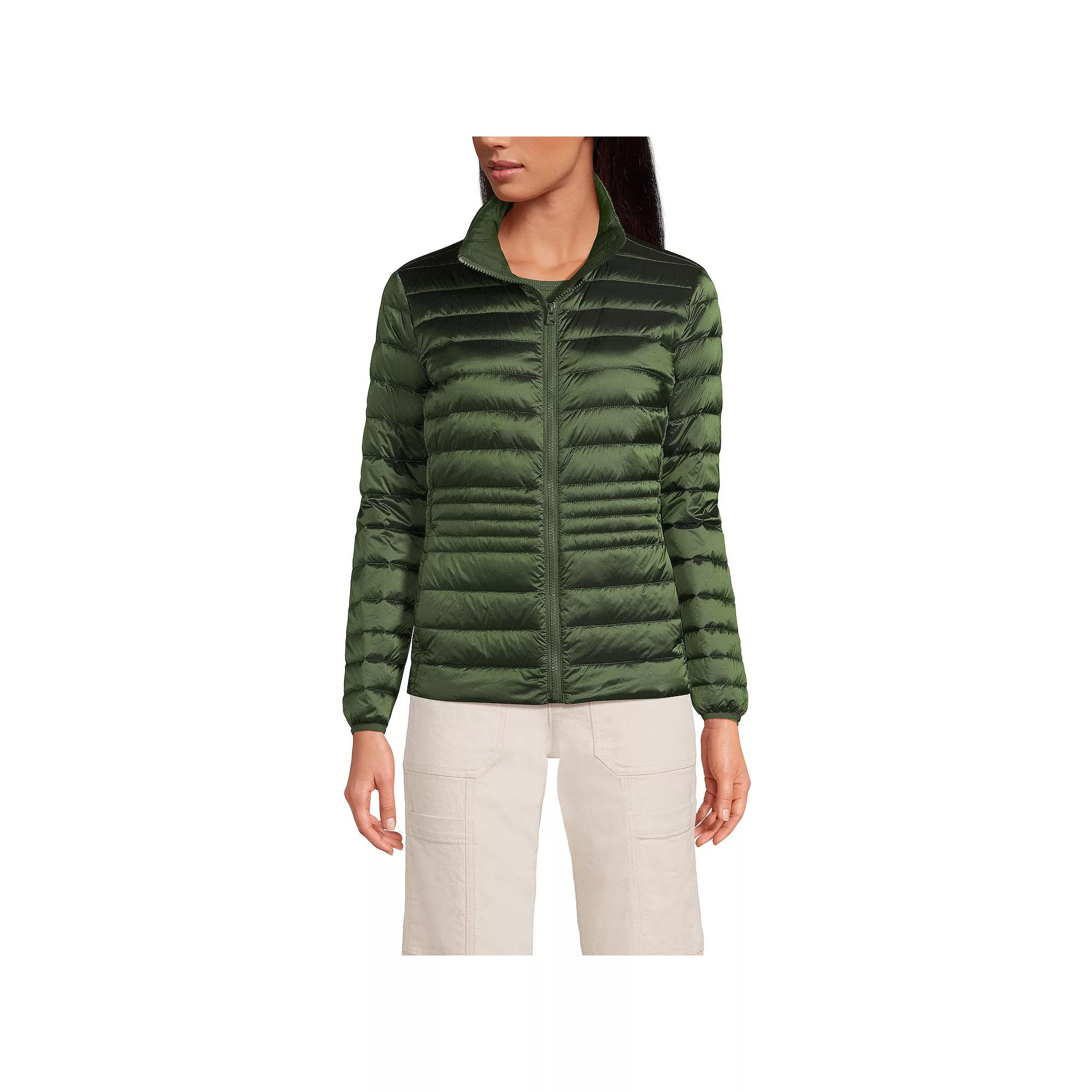 Petite Lands' End Wanderweight Down Puffer Jacket, Women's,  Product Image