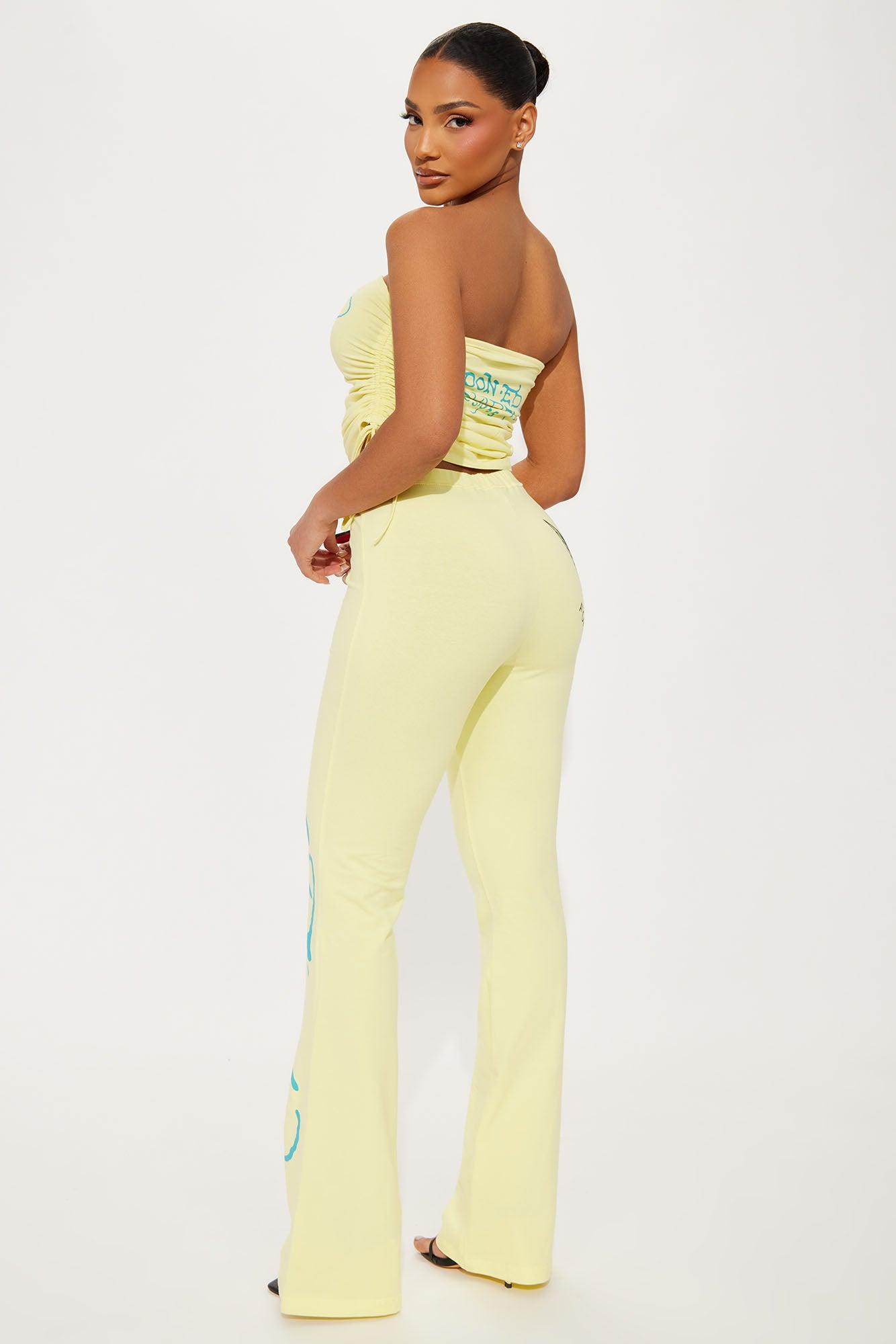 Ed Hardy Pierced Heart Pant Set - Yellow Product Image