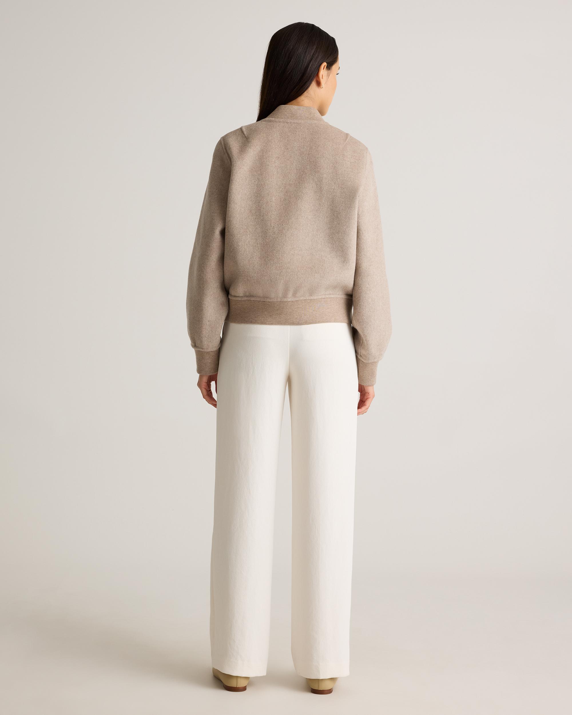 Quince | Women's Double-Faced Merino Wool Bomber Jacket Product Image