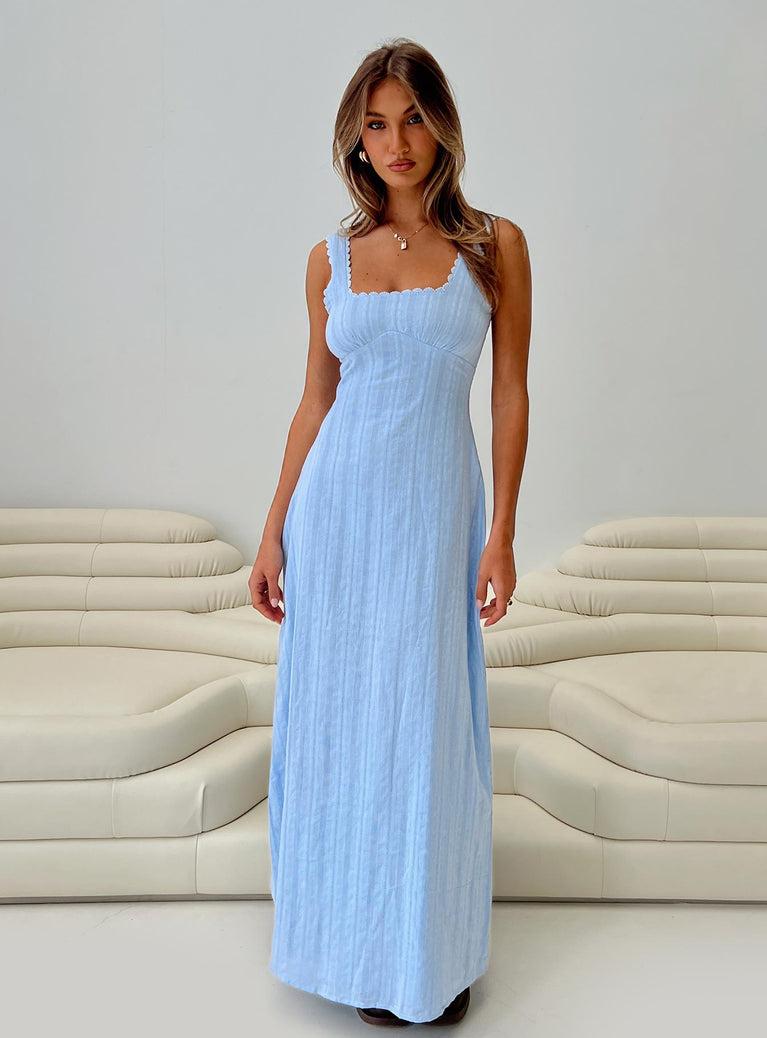 Dasha Maxi Dress Blue Product Image