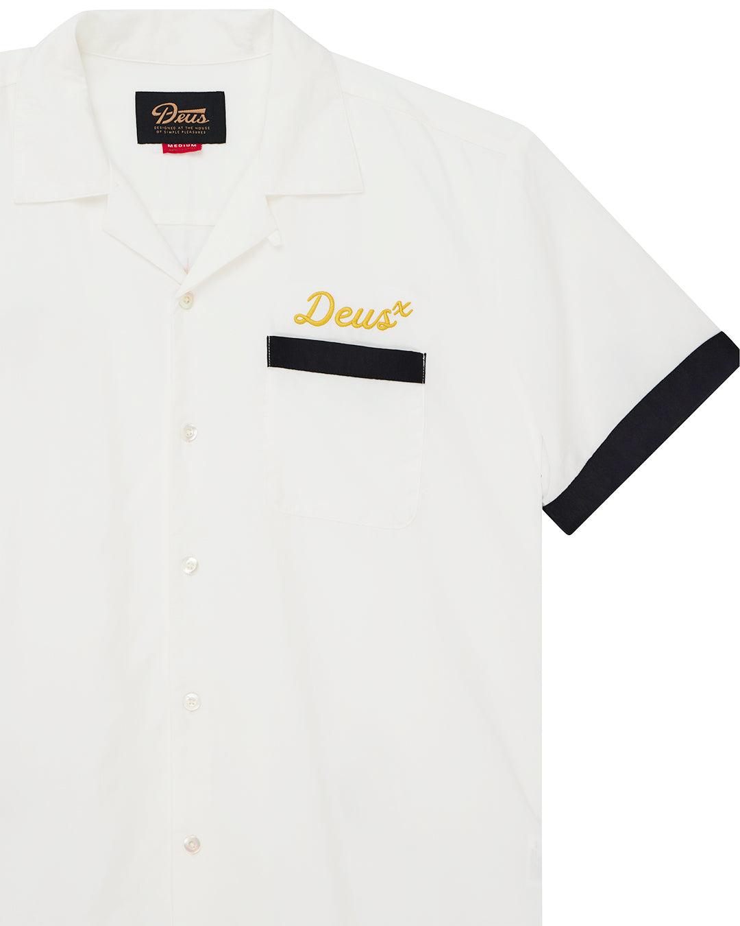 Hisssterical Bowling Shirt - Vintage White Product Image