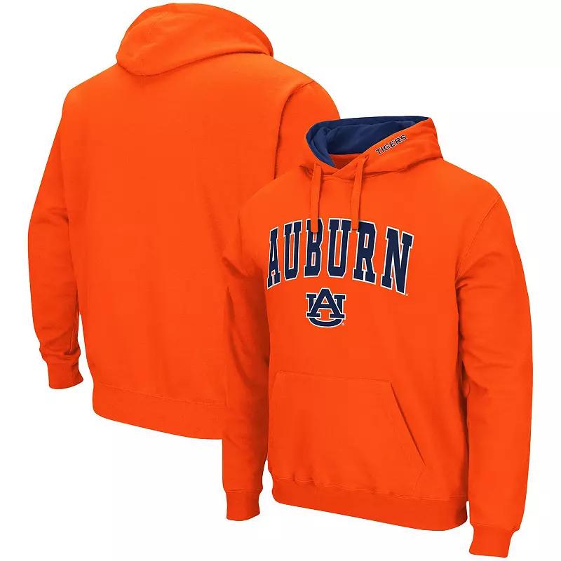 Men's Colosseum Orange Auburn Tigers Arch & Logo 3.0 Pullover Hoodie,  Product Image