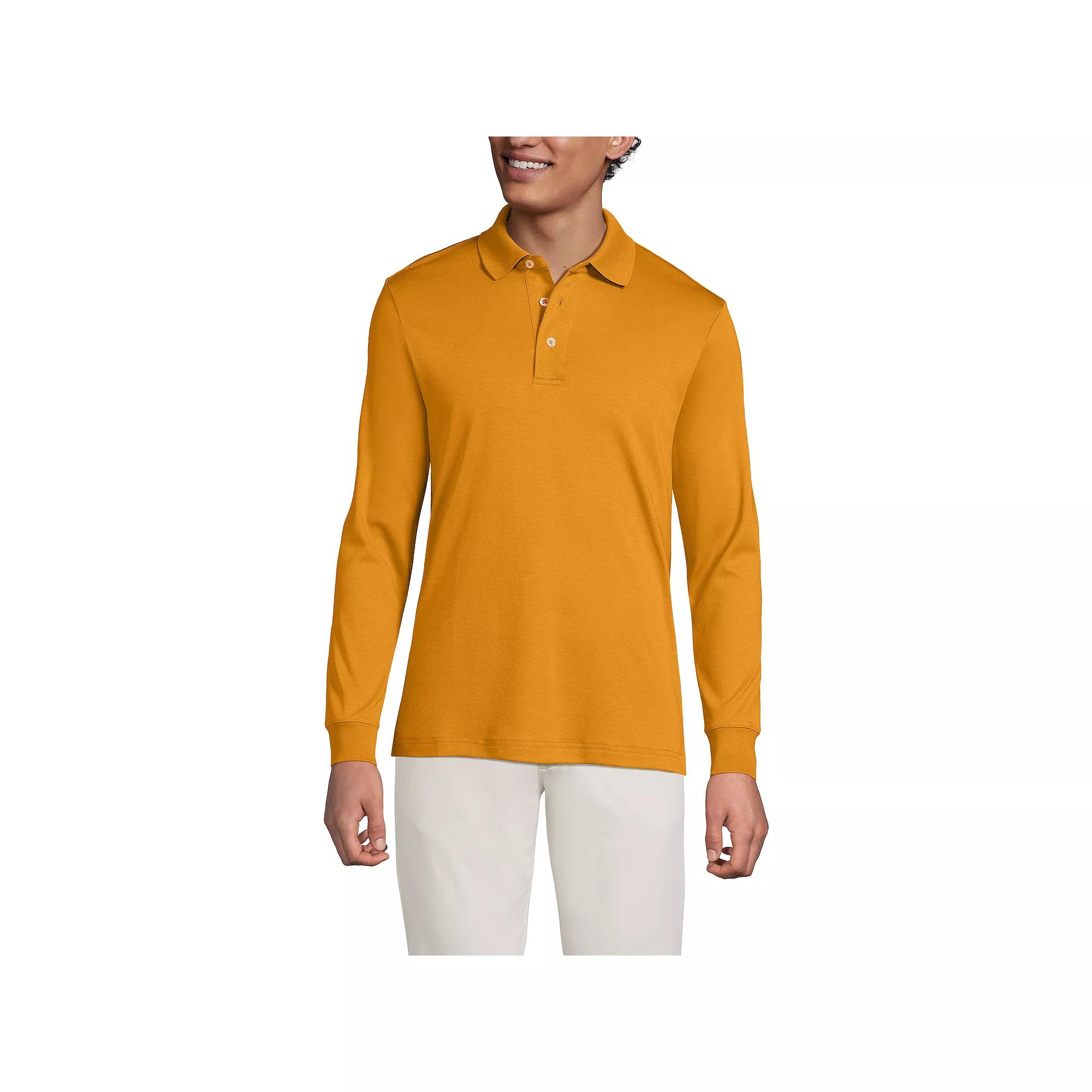 Men's Lands' End Soft Supima Polo,  Product Image