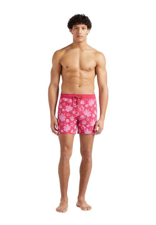 Vilebrequin Men's Turtle Heart Flocked Swim Shorts Product Image