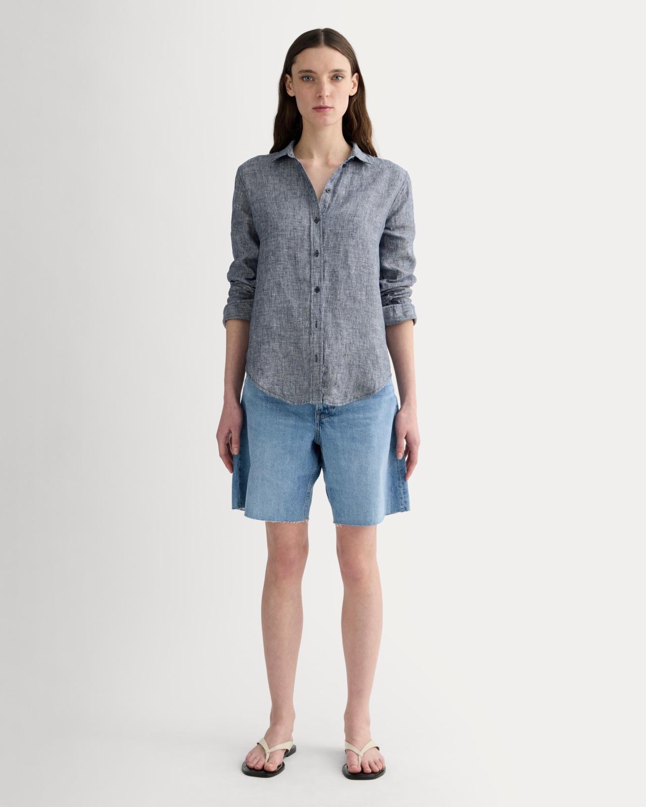 Womens Must-Have Shirt in Linen by Everlane Size 0 Product Image