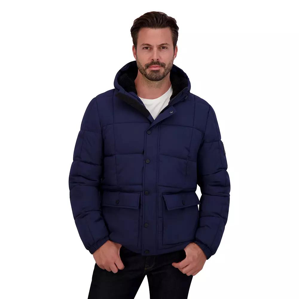 Men's ZeroXposur Quilted Heavy Weight Puffer Jacket, Size: Small, Blue Product Image