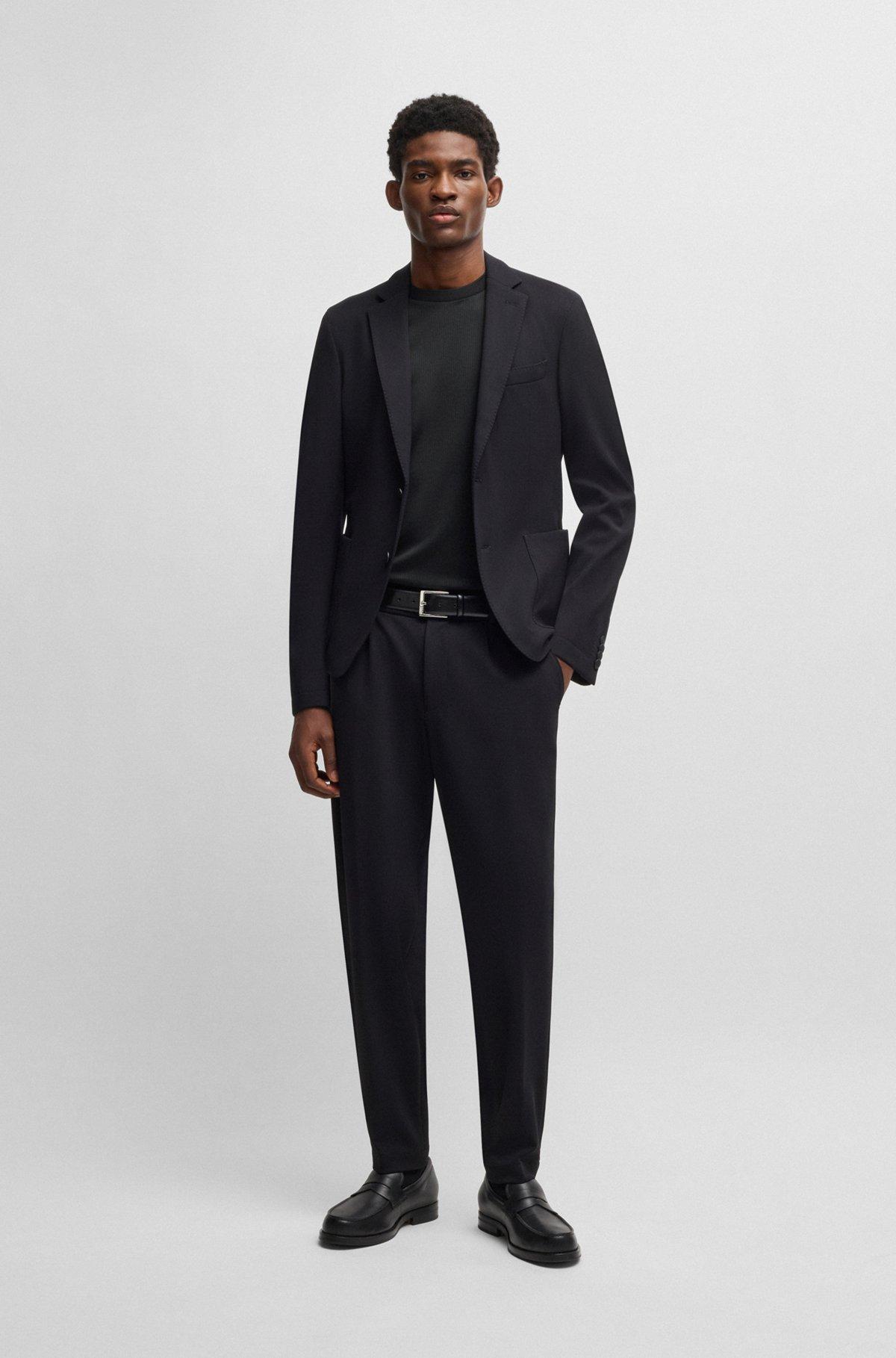 Regular-fit T-shirt in seersucker fabric Product Image