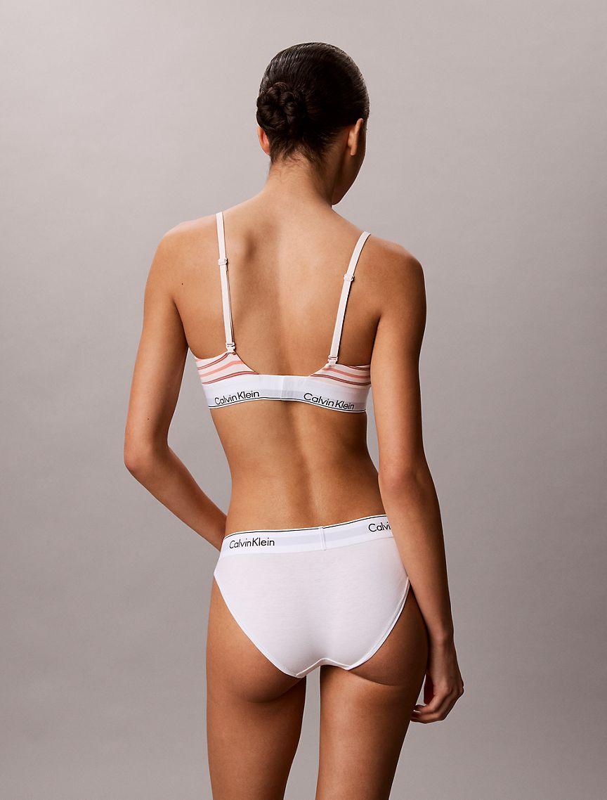 Icon Cotton Modal Lightly Lined Triangle Bralette Product Image