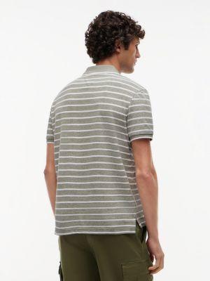 Regular Fit Linen-Blend Pique Polo Product Image