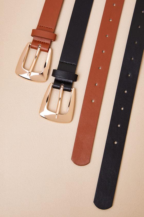 Eveleen Black and Brown Belt Set Product Image