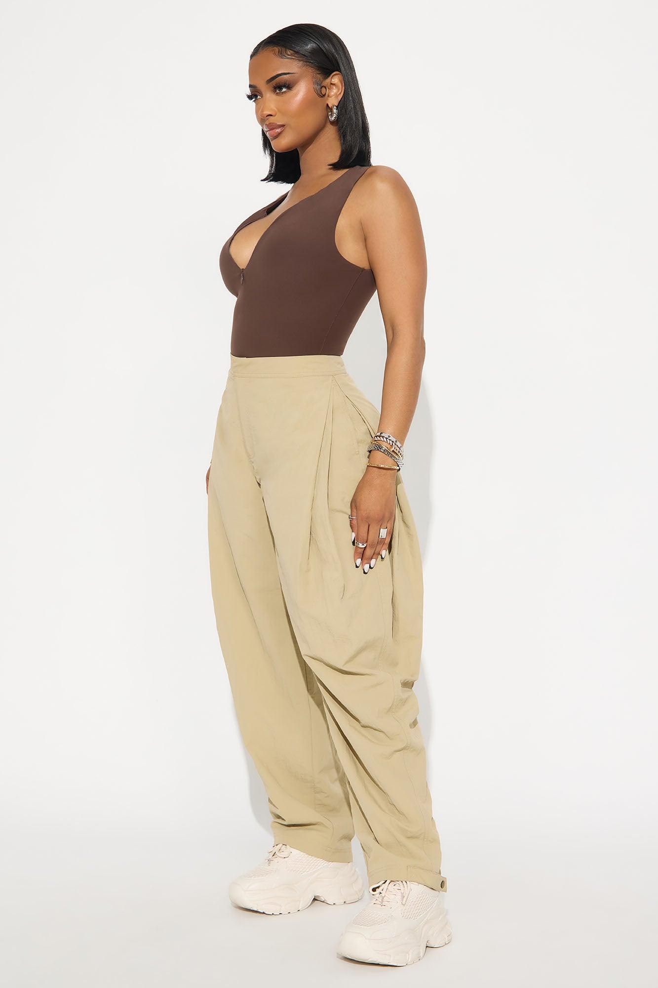 Second Skin Double Lined Zip Front Tank - Chocolate Female Product Image