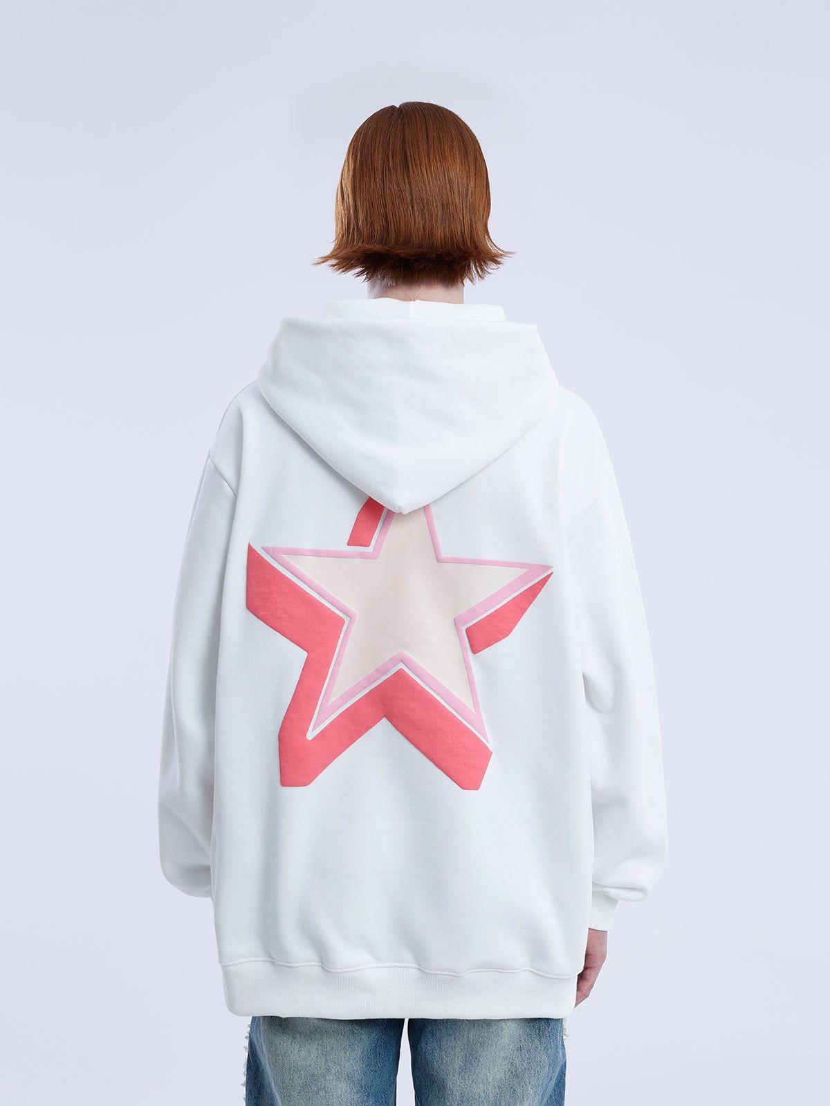 Aelfric Eden Oversized Star Graphic Hoodie Product Image