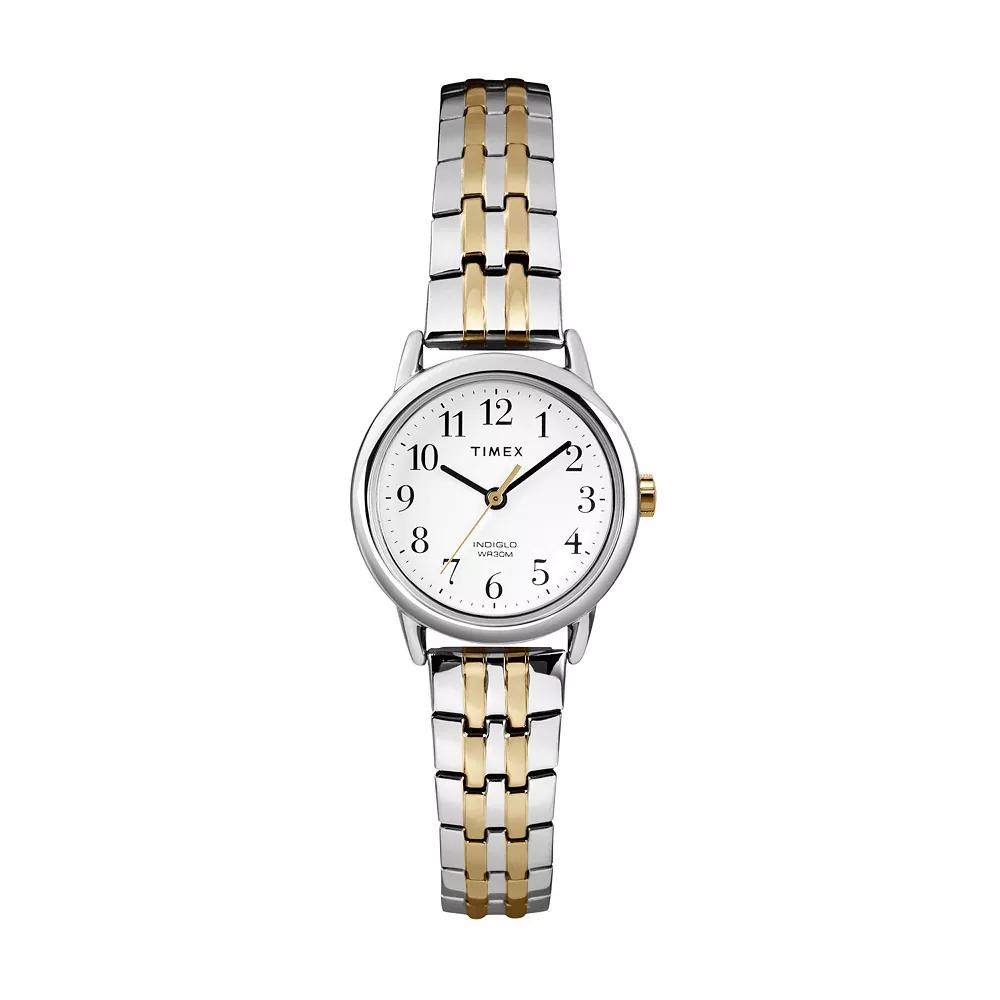 Timex® Women's Easy Reader Stainless Steel Watch, Size: Small, Two Tone Product Image
