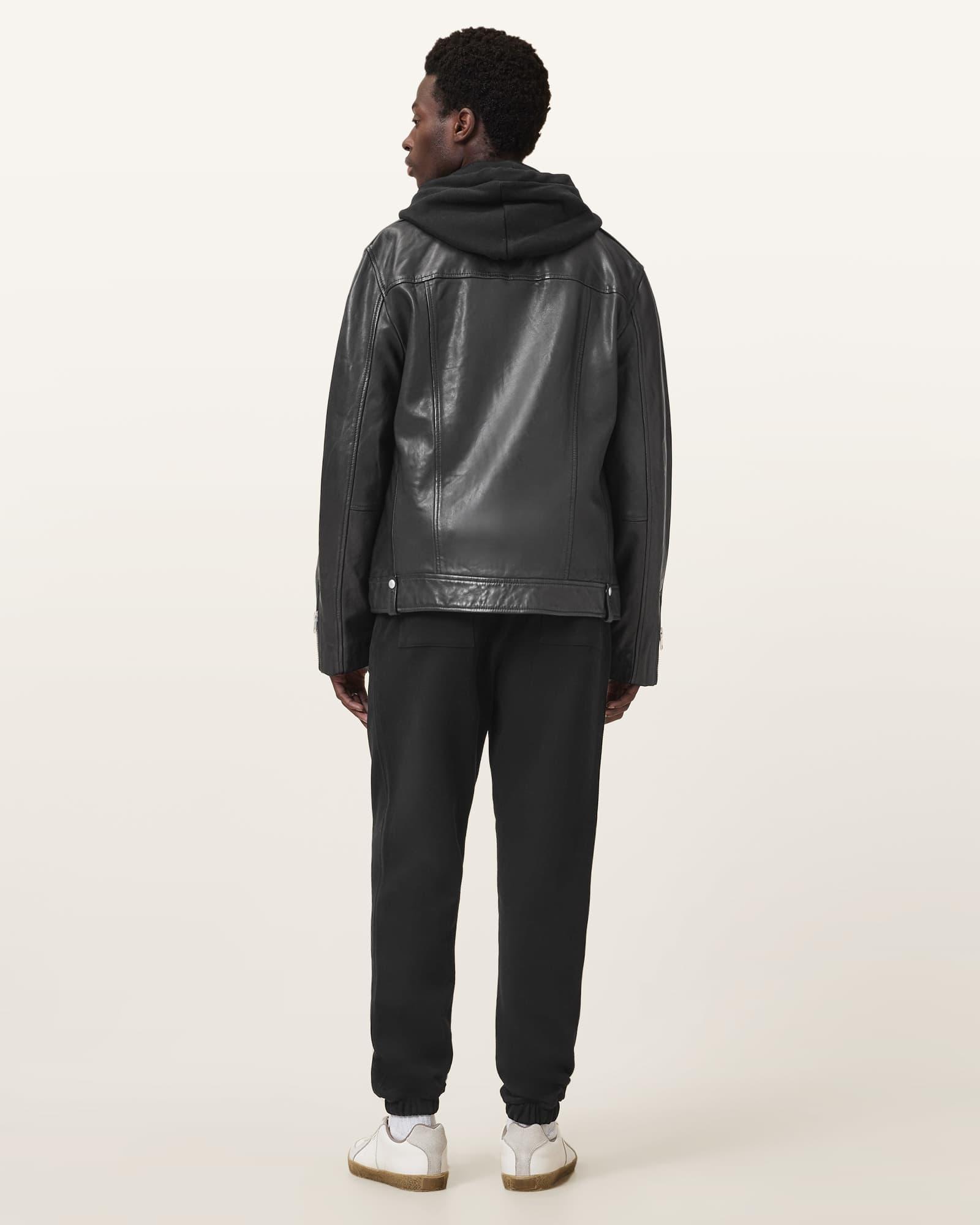 Raven Cuffed Slim Fit Ramskull Sweatpants CARTER GREY | ALLSAINTS US Product Image
