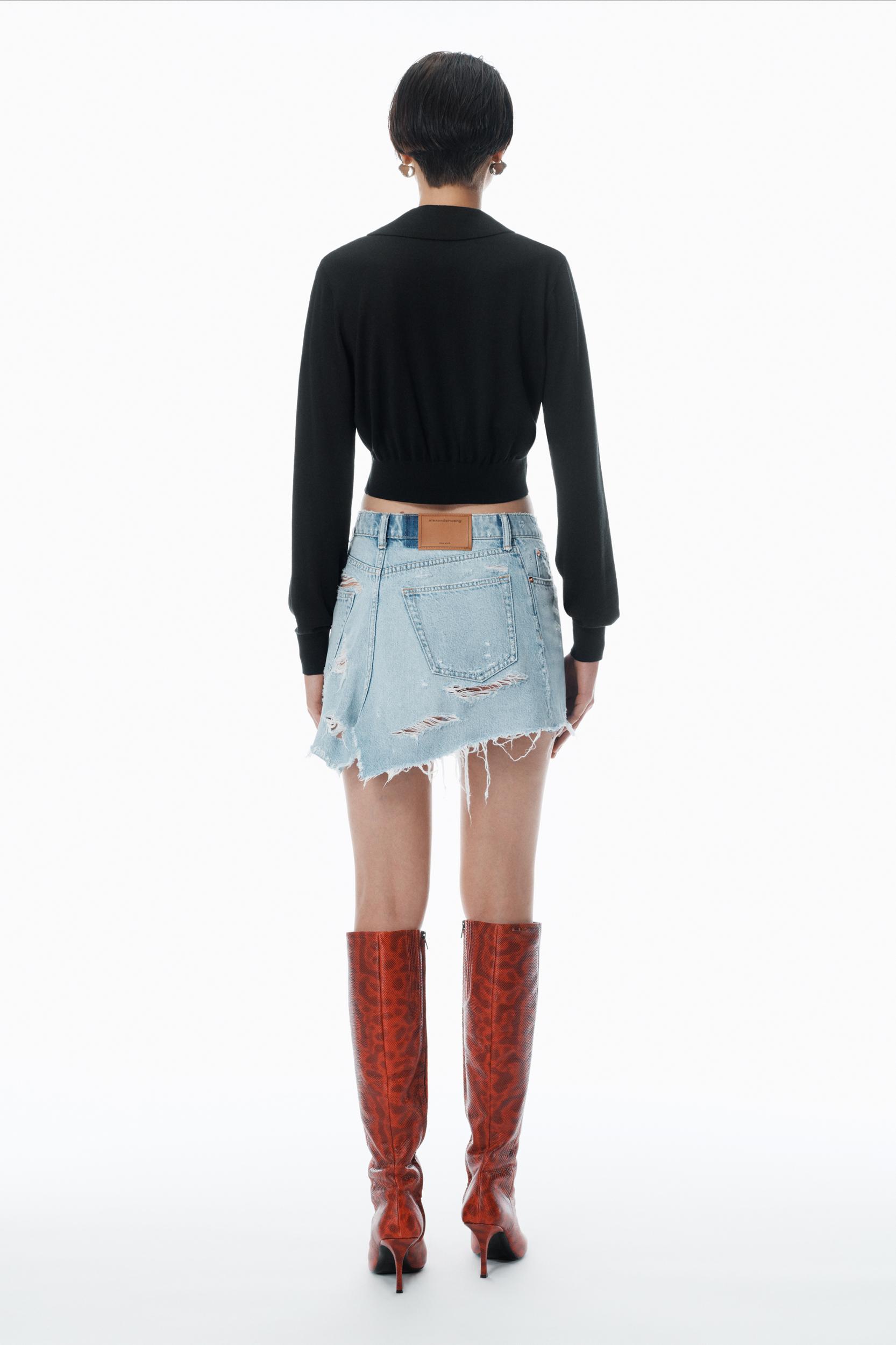 High-frequency Stacked Logo Cardigan In Merino Wool Product Image