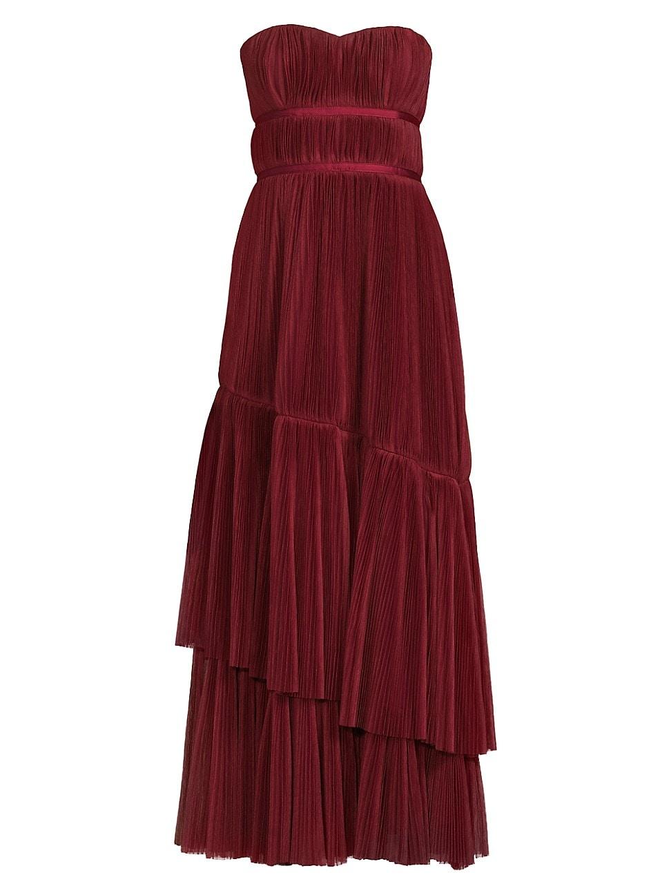 Womens Renza Tiered Tulle Gown Product Image