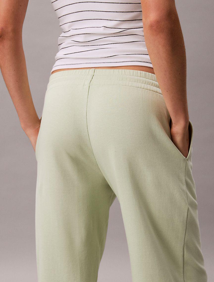 French Terry Wide Leg Sweatpants Product Image