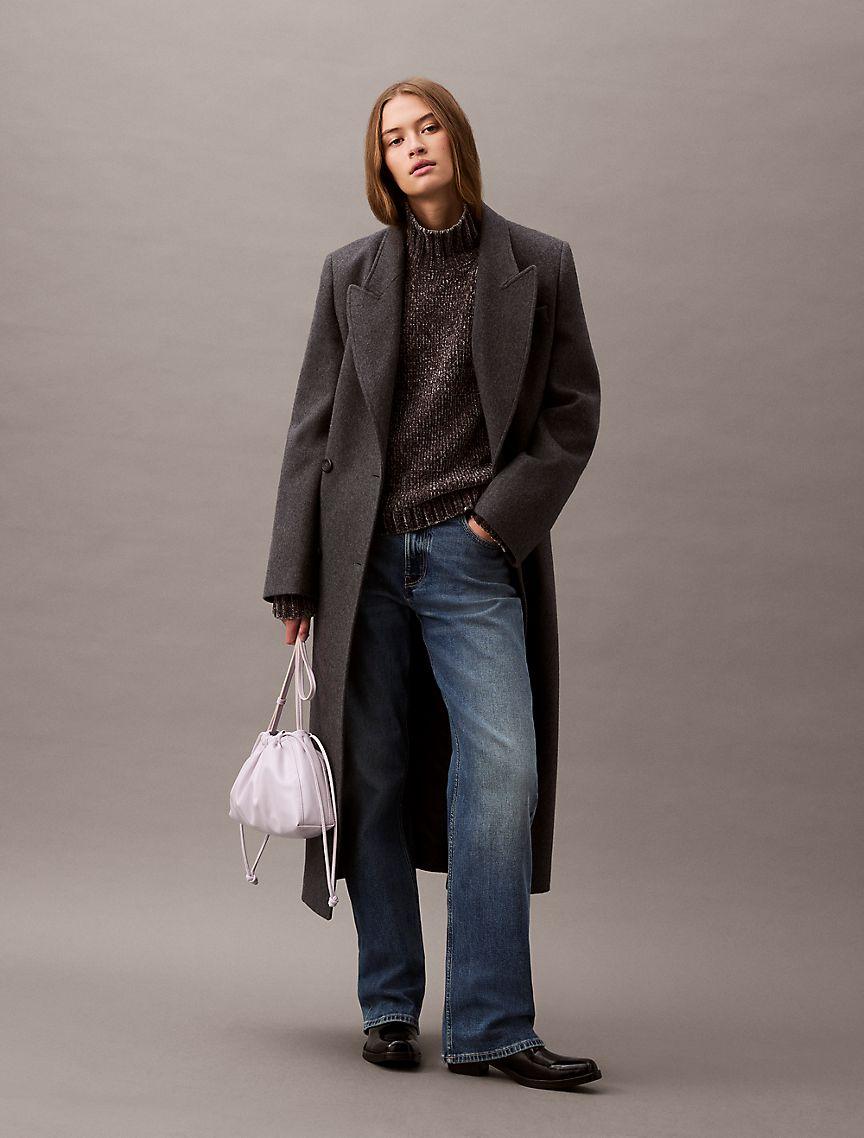 Chenille Relaxed Turtleneck Sweater Product Image